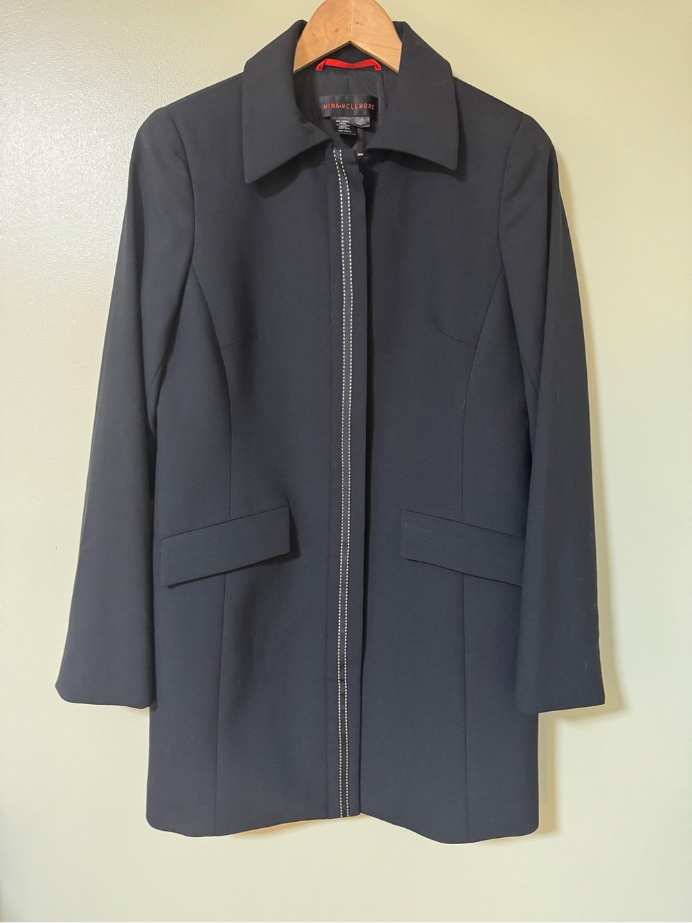 Nina Mclemore Virgin Wool Women’s Long Blazer